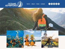 Tablet Screenshot of oceansadventures.com